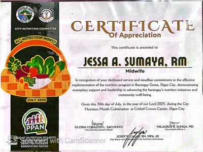 Jessa Mae Sumaya, RM, RN